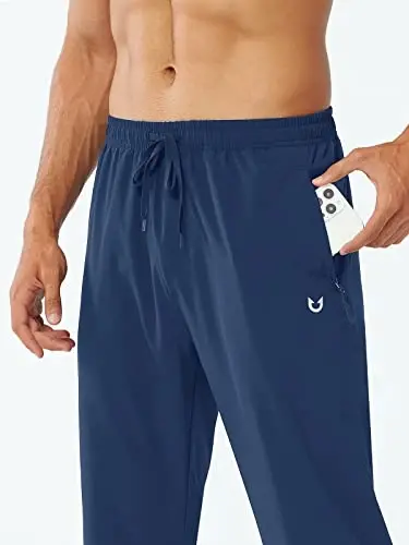 NORTHYARD Men's Athletic Pants Running Workout Gym Lightweight Quick Dry | Track Jogging Casual Sweatpants Sports, Zipper Pockets, Elastic Waist, Breathable, 4-Way Stretch, Cooling, Reflective Strips - 3