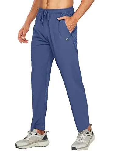 NORTHYARD Men's Athletic Pants Running Workout Gym Lightweight Quick Dry | Track Jogging Casual Sweatpants Sports, Zipper Pockets, Elastic Waist, Breathable, 4-Way Stretch, Cooling, Reflective Strips 