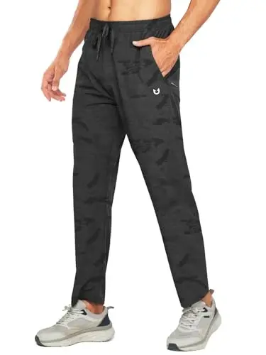 NORTHYARD Men's Athletic Pants Running Workout Gym Lightweight Quick Dry | Track Jogging Casual Sweatpants Sports, Zipper Pockets, Elastic Waist, Breathable, 4-Way Stretch, Cooling, Reflective Strips 