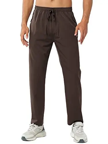 NORTHYARD Men's Athletic Pants Running Workout Gym Lightweight Quick Dry | Track Jogging Casual Sweatpants Sports, Zipper Pockets, Elastic Waist, Breathable, 4-Way Stretch, Cooling, Reflective Strips - 5