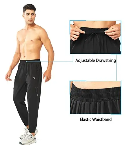 NORTHYARD Men's Athletic Running Pants Lightweight Workout Joggers Quick Dry Gym Sweatpants Active Sports Track Training - 5
