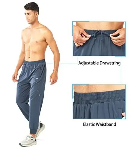 NORTHYARD Men's Athletic Running Pants Lightweight Workout Joggers Quick Dry Gym Sweatpants Active Sports Track Training - 5