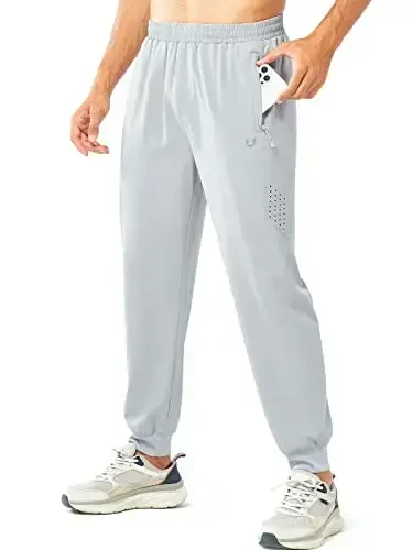 NORTHYARD Men's Athletic Running Pants Lightweight Workout Joggers Quick Dry Gym Sweatpants Active Sports Track Training 