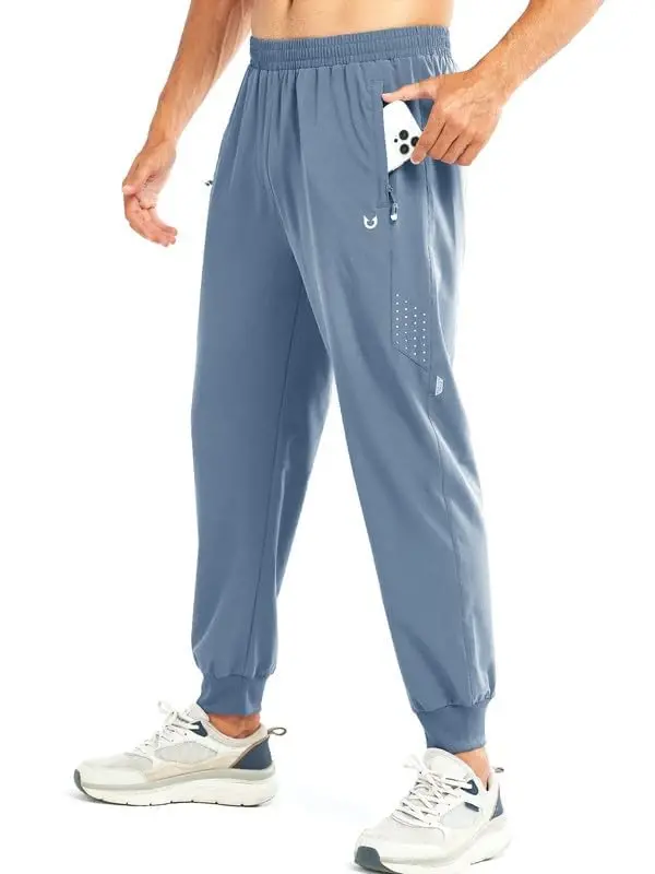 NORTHYARD Men's Athletic Running Pants Lightweight Workout Joggers Quick Dry Gym Sweatpants Active Sports Track Training - 1