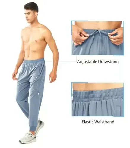 NORTHYARD Men's Athletic Running Pants Lightweight Workout Joggers Quick Dry Gym Sweatpants Active Sports Track Training - 3