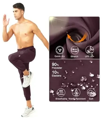 NORTHYARD Men's Athletic Running Pants Lightweight Workout Joggers Quick Dry Gym Sweatpants Active Sports Track Training - 5