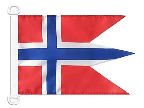 Norway Naval Ensign NAUTICAL Flag 18'' x 12'' - Norwegian War flags 30 x 45 cm. - Banner 12x18 in for boat - AZ FLAG - AZ FLAG