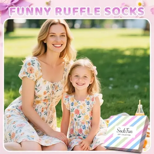 Носки Sockfun Baby Ruffle, носки с оборками для новорожденных, кружевные носки для малышей, младенцев, девочек - 3