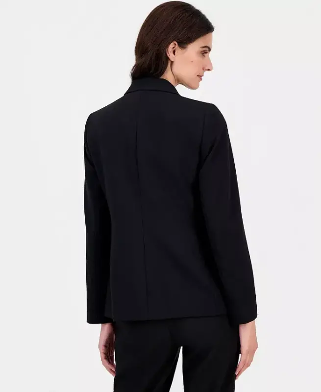 Notched Two-Button Blazer - 1