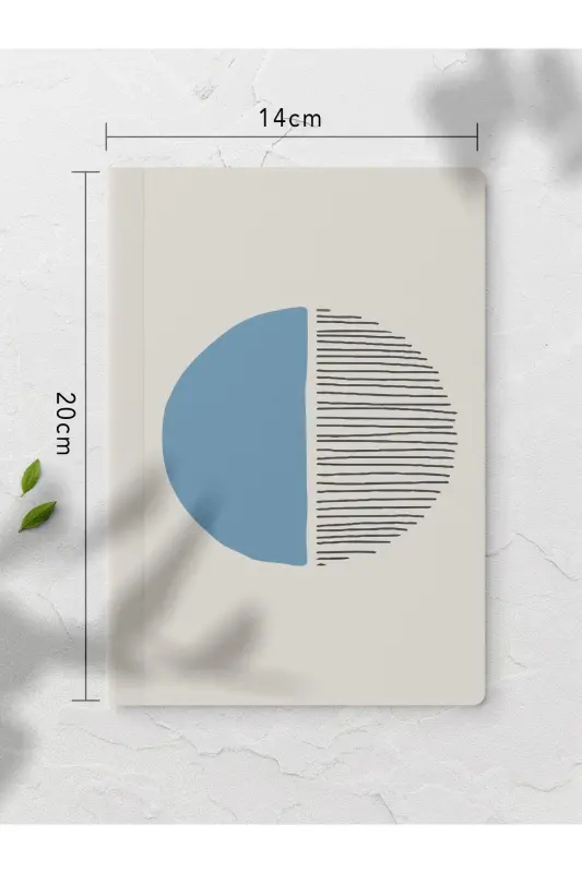 Notebook Set - Geometric - 4 Pieces - 14cm*20cm - 64 Pages - Blank-Colorful II - 3