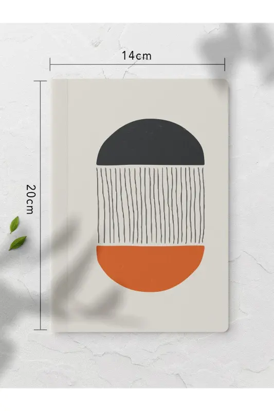 Notebook Set - Geometric - 4 Pieces - 14cm*20cm - 64 Pages - Blank-Colorful II - 6