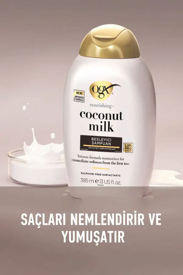 Nourishing Coconut Milk Sulfate-Free Shampoo 385 ml - 4