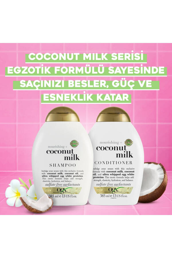 Nourishing Coconut Milk Sulfate-Free Shampoo 385 ml - 9