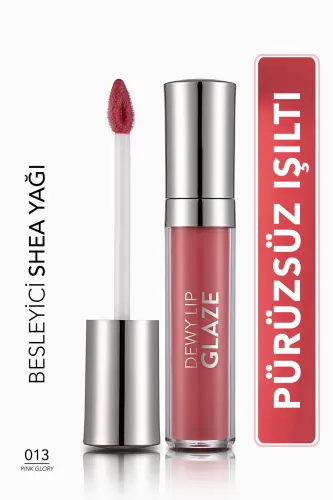 Nourishing Lip Gloss - Dewy Lip Glaze - 013 Pink Glory - 8682536068253 