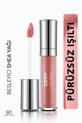 Nourishing Lip Gloss - Dewy Lip Glaze - 021 Shine Today!-8682536069380 