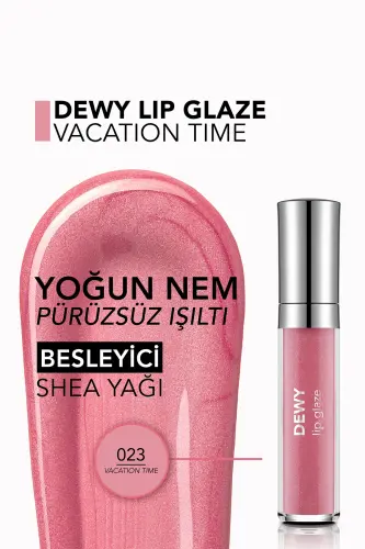 Nourishing Lip Gloss - Dewy Lip Glaze - 023 Vacation Time-8682536069427-VACATION TIME - 5
