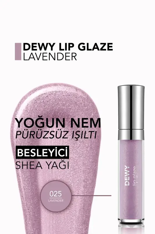 Nourishing Lip Gloss - Dewy Lip Glaze - 025 Lavende-8682536069465-LILA - 5