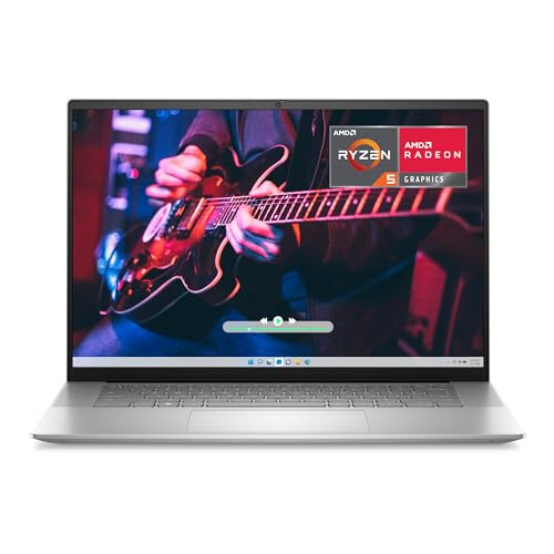 Ноутбук Dell Inspiron 5635 - 16,0-дюймовый 16:10 FHD+ (1920 x 1200) дисплей, AMD Ryzen 5-7530U, 8 ГБ LPDDR4x ОЗУ, 512 ГБ SSD, AMD Radeon Graphics, миграция на месте, Windows 11 Home - платиновый серебро - 1