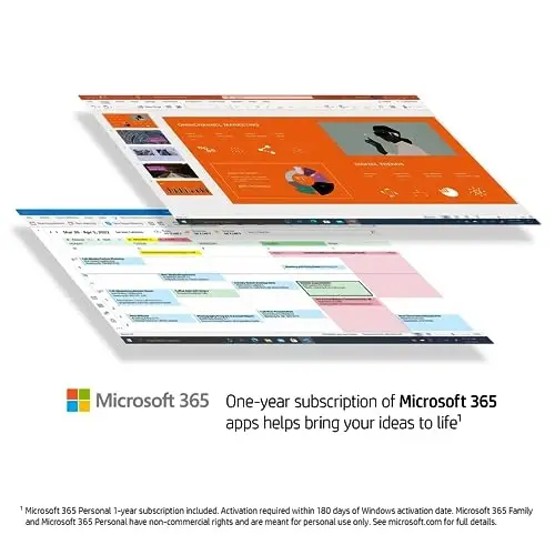 Ноутбук HP Essential, 14-дюймовый HD-дисплей, Intel Celeron N150, 8 ГБ ОЗУ, 128 ГБ eMMC, Веб-камера, HDMI, Wi-Fi, RJ-45, 1 год Office 365, Windows 11 Домашняя, Розовый - 4