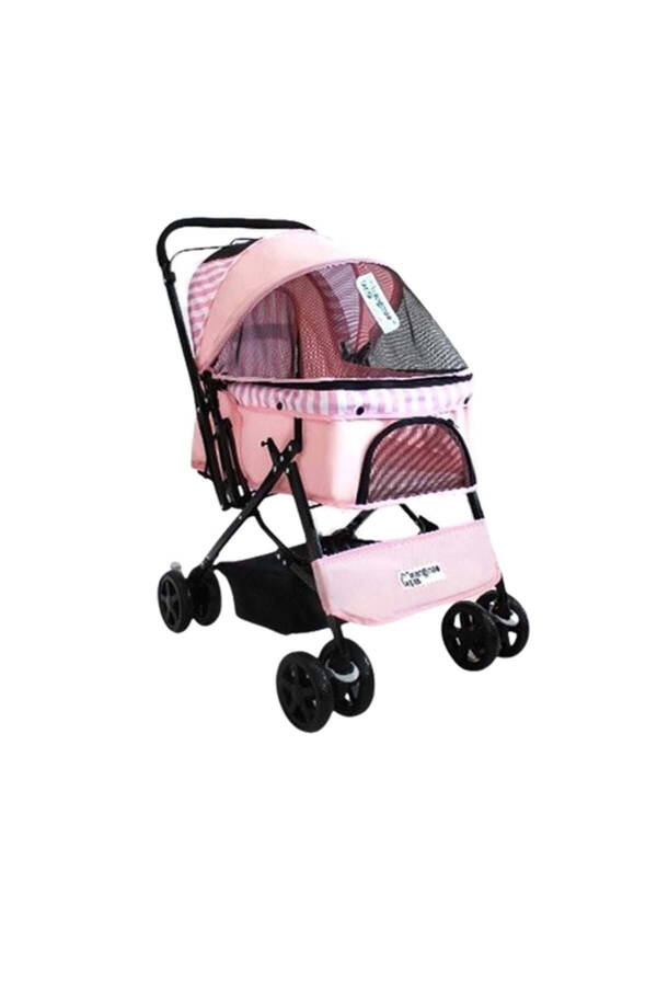 Nova Pet Stroller 52x76.5x95cm Pink - 7