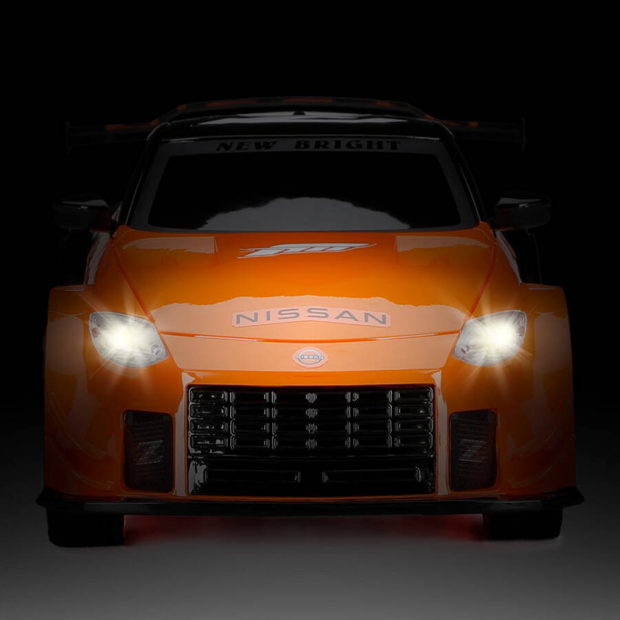 Новая Яркая (1:16) Forza Nissan Z Батарейка Пульт Дистанционного Управления Спортивный Автомобиль, Оранжевый 942U-5 Детский - 4