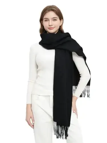 Novawo Wool Scarf Soft Warm Winter Scarves Wraps for Women and Unisex - MODAZONE (1)