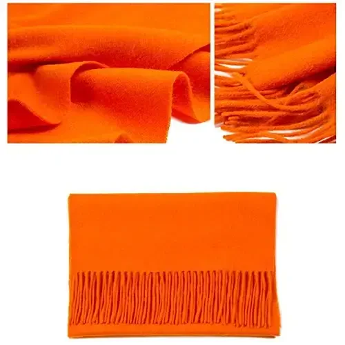 Novawo Wool Scarf Soft Warm Winter Scarves Wraps for Women and Unisex - 4