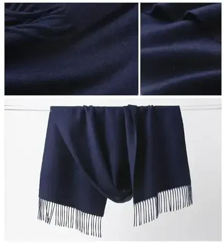 Novawo Wool Scarf Soft Warm Winter Scarves Wraps for Women and Unisex - 4