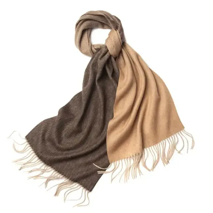 Novawo Wool Scarf Soft Warm Winter Scarves Wraps for Women and Unisex - 2