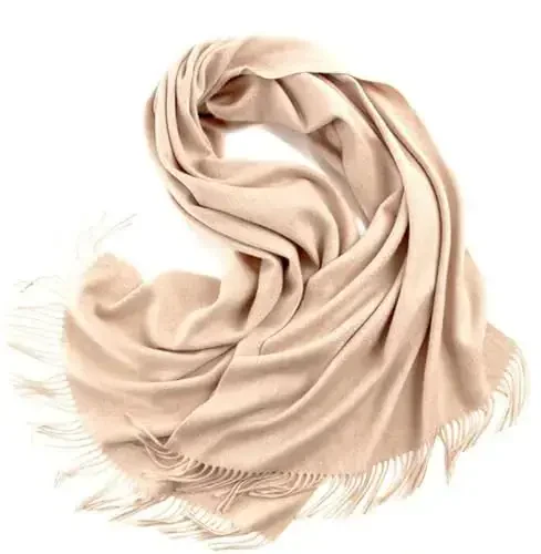 Novawo Wool Shawl Large Thick PasModazoneina Travel Blanket Scarf Winter Wraps for Women - 1
