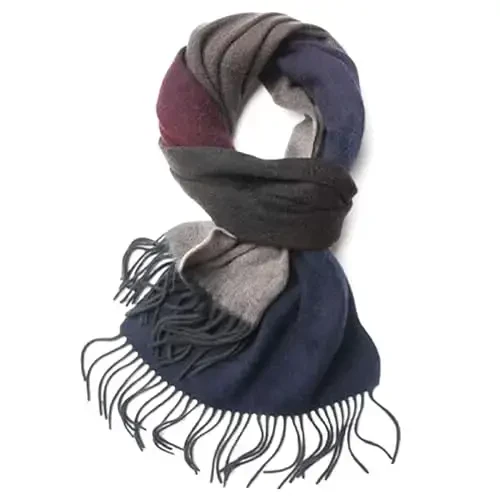 Novawo Wool Scarf Soft Warm Winter Scarves Wraps for Women and Unisex - 1