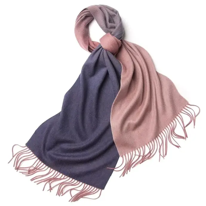 Novawo Wool Scarf Soft Warm Winter Scarves Wraps for Women and Unisex - 2