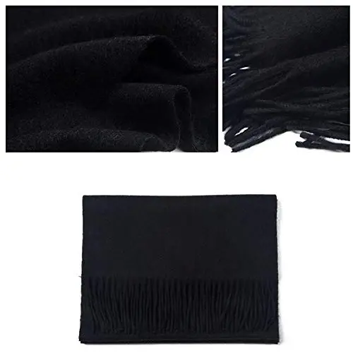 Novawo Wool Scarf Soft Warm Winter Scarves Wraps for Women and Unisex - 4
