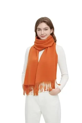 Novawo Wool Scarf Soft Warm Winter Scarves Wraps for Women and Unisex - NOVAWO (1)