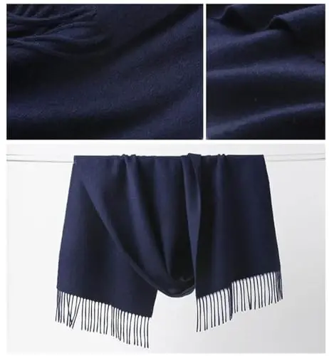 Novawo Wool Scarf Soft Warm Winter Scarves Wraps for Women and Unisex - 4