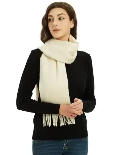 Novawo Wool Scarf Soft Warm Winter Scarves Wraps for Women and Unisex - MODAZONE (1)