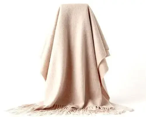 Novawo Wool Shawl Large Thick PasModazoneina Travel Blanket Scarf Winter Wraps for Women - 3