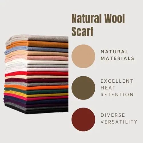 Novawo Wool Shawl Large Thick PasModazoneina Travel Blanket Scarf Winter Wraps for Women - WOOL (1)