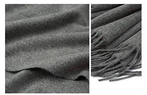 Novawo Yün Şal Büyük Kalın PasModazoneina Seyahat Battaniyesi Eşarp Kadınlar için Kışlık Sargılar - WOOL (1)