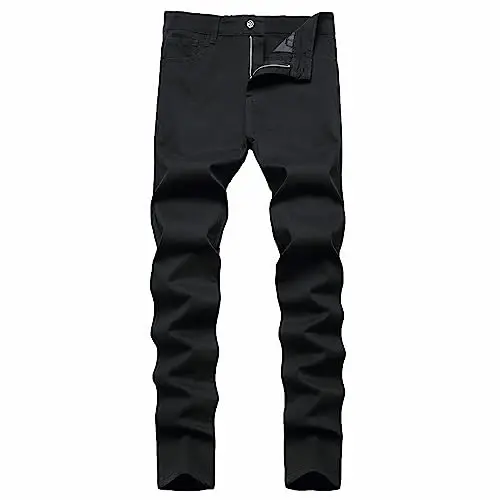 NOVOCCT Mens Dress Pants - Slim Fit Mens Casual Pants - Flat Front Stretch Skinny Business Casual Dress Chinos Pants for Men - NOVOCCT