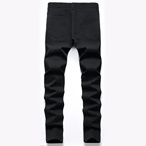 NOVOCCT Mens Dress Pants - Slim Fit Mens Casual Pants - Flat Front Stretch Skinny Business Casual Dress Chinos Pants for Men - 2