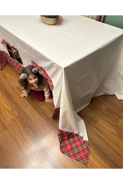 Новогодняя скатерть, детский игровой шатер, веселье, день рождения - TAKI BY EKİN (1)