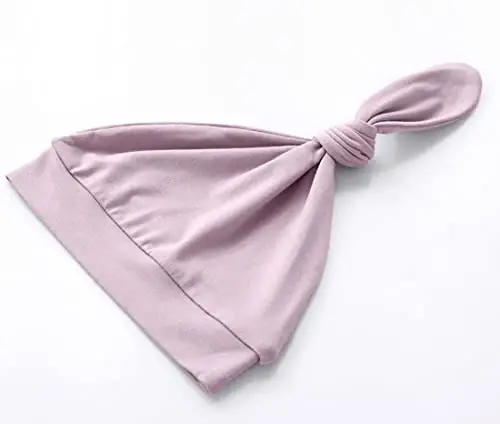 Новорожденные мальчики девочки вязаное платье шляпа набор мягкий бамбук вискоза младенец спальный мешок детское спальное платье с варежками - 4