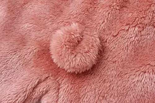 Новорожденный Детский Зимний Комбинезон Флисовый Подкладка Теплый Комбинезон с Капюшоном для Младенцев - 7