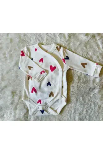 Yenidoğan Organik Pamuk 2’li Kız Erkek Bebek Takım - 6