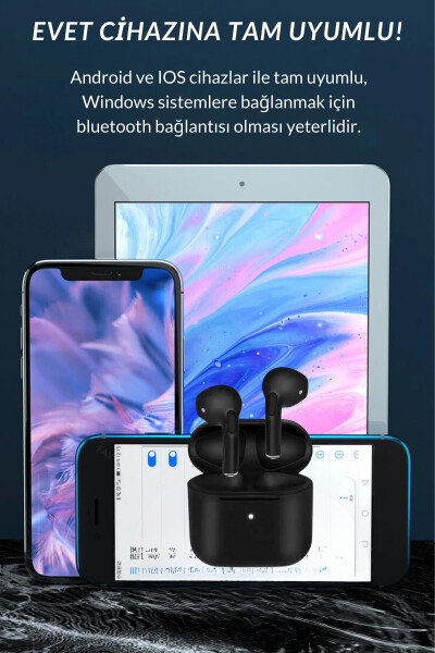 Новые Pro 5 Plus Bluetooth Наушники Совместимые с Ios Android A+ Качество Звука Hd - 10