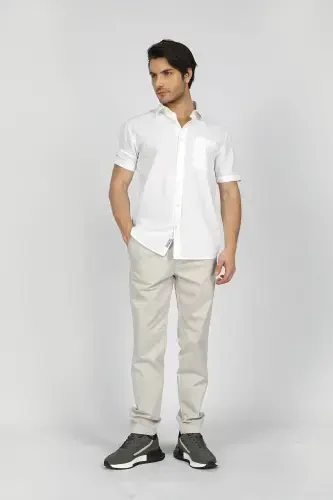 Новые хлопчатобумажные брюки Chino 2 для мужчин - Серый - 1