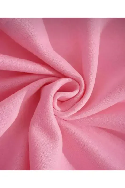 Новый сезон, трехниточный футер с начесом, оверсайз пудровый свитшот для детей и женщин, коллекция 