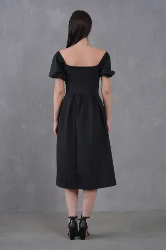 Новый сезон, женский эластичный дайвинг, квадратный вырез, бальное платье. - 3