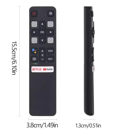 Новый Запасной Пульт ДУ RC802V FNR1 для TCL Android 4K Smart TV 50S434 55S434 75S434 40S330 70S430 32S334 55S435 50S435 43S434 32S6500A [Без Голосовой Функции] - 6